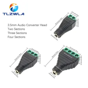 3.5mm Stereo Jack to RCA Mono Adapter with Screw Terminals 15 Sc368ac2eeb3540669f28f87960da36355