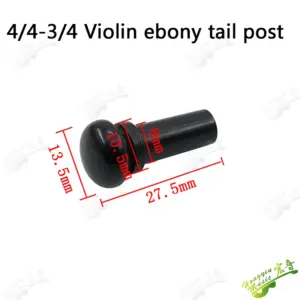 Premium Ebony Viola Tail Post 4/4 Size 10 Sc37877aae9fb45a98c7d1c9fcf25d0a5P