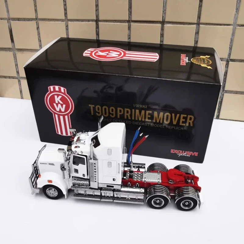 Vibrant Red Kenworth T909 Diecast Model 4 Vibrant Red Kenworth T909 Diecast Model - Image 4