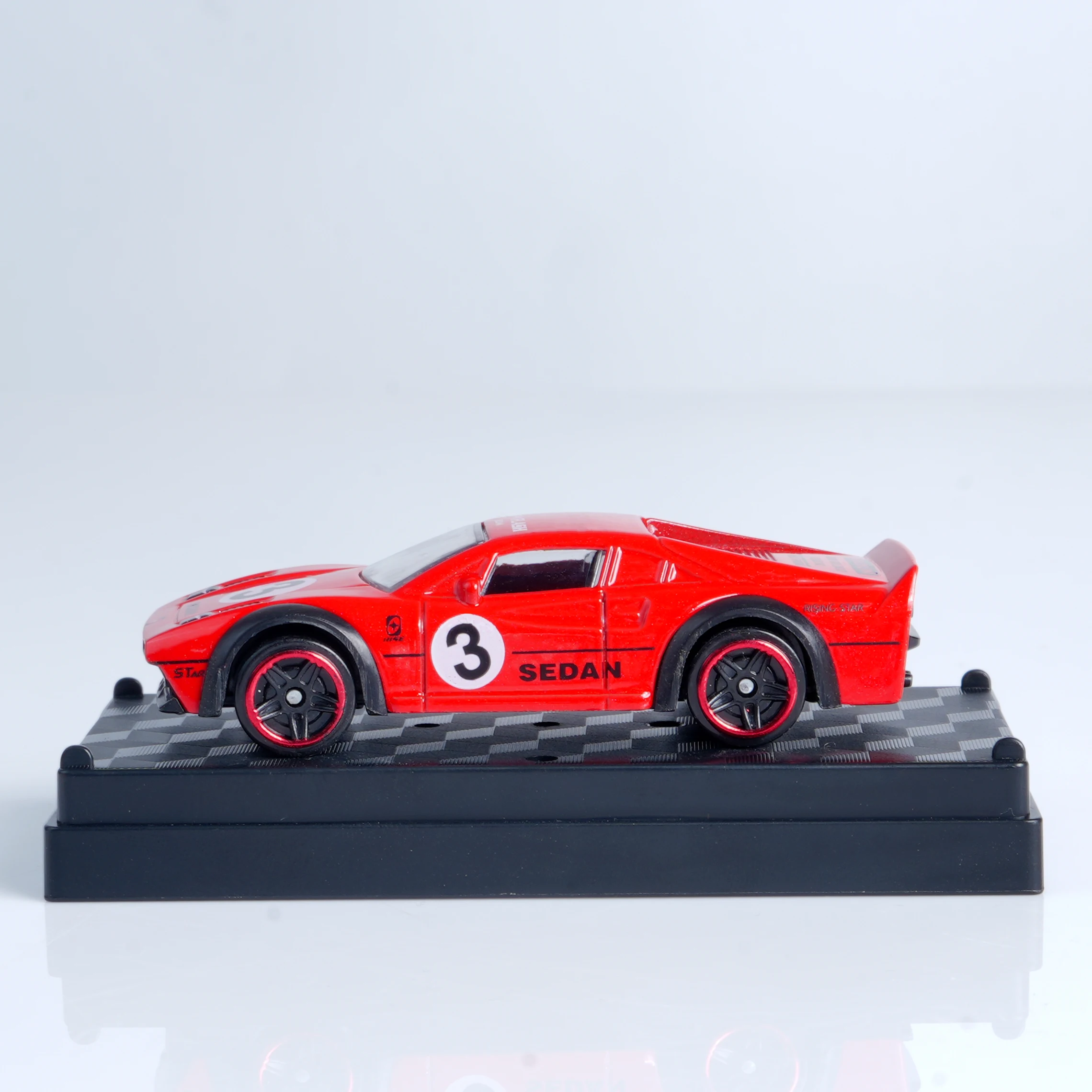 1:64 Scale Red Die-Cast Sports Car Model 2 1:64 Scale Red Die-Cast Sports Car Model - Image 2