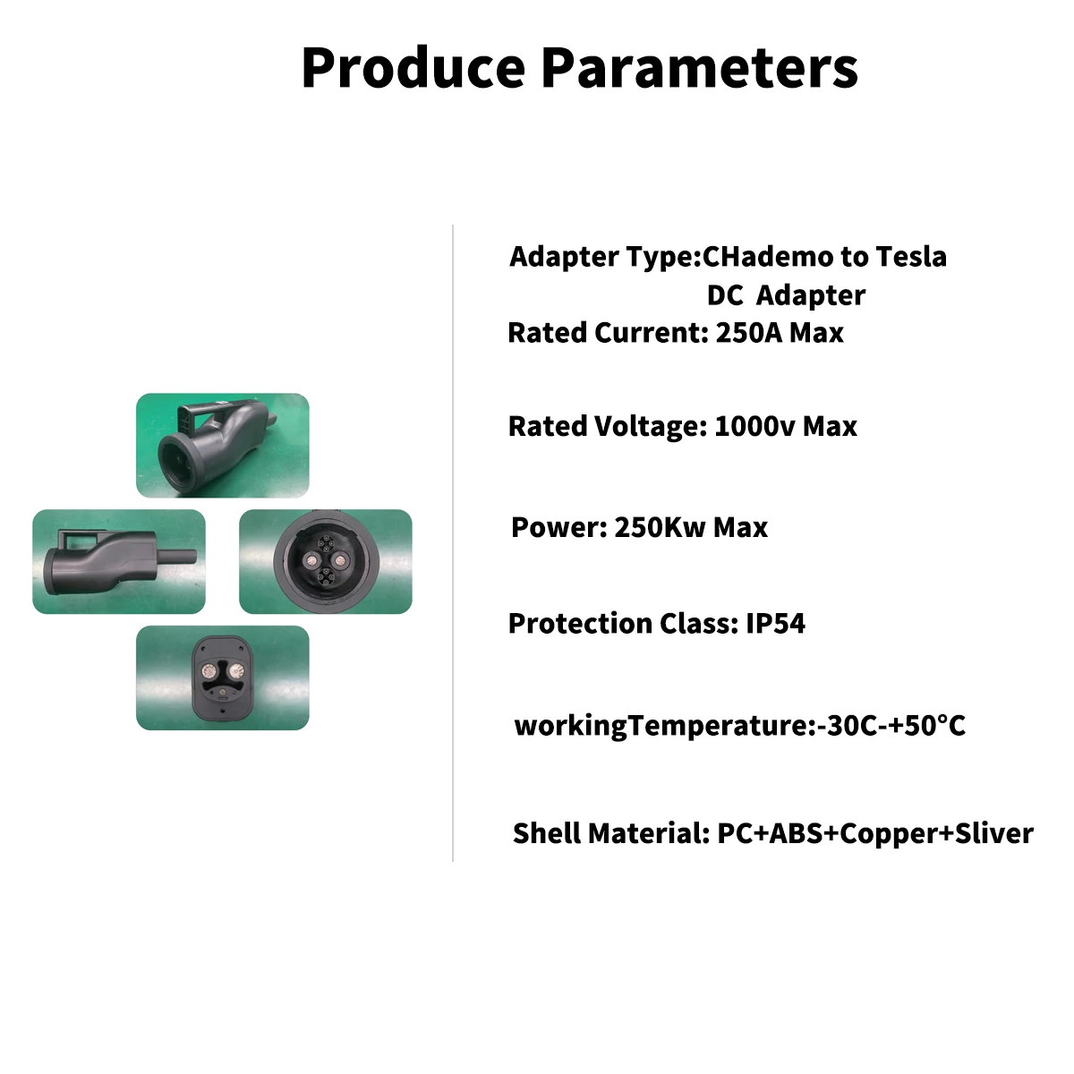 WUFEN 250A NACS EV Connector Adapter 2 WUFEN 250A NACS EV Connector Adapter - Image 2