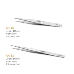 High-Precision Stainless Steel ESD Tweezers AK-10 to AK-17 7 Sc3c33afe911a4995b203db2a5627ca95i