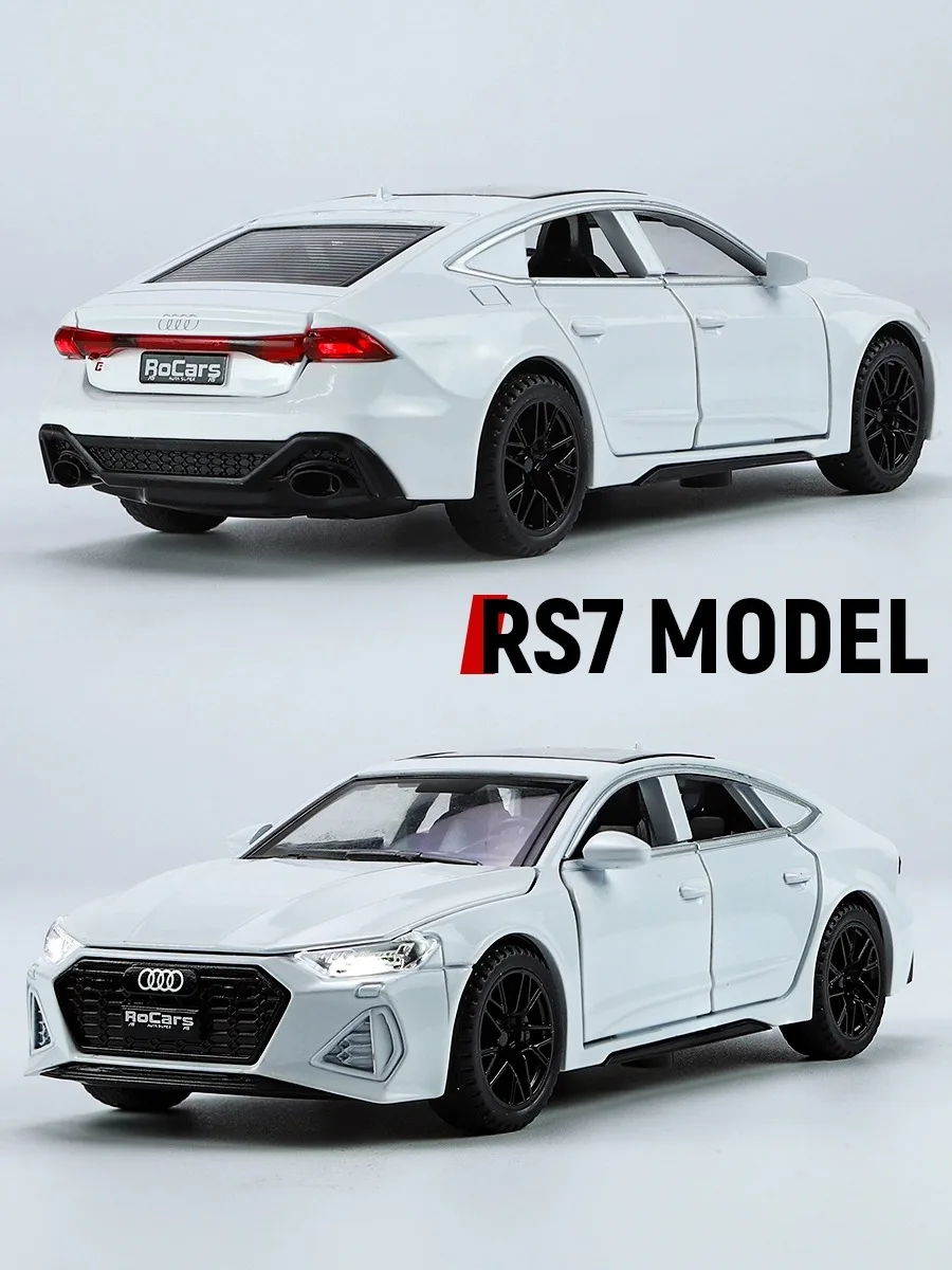 Black Audi RS7 1:32 Scale Diecast Model 6 Black Audi RS7 1:32 Scale Diecast Model - Image 6