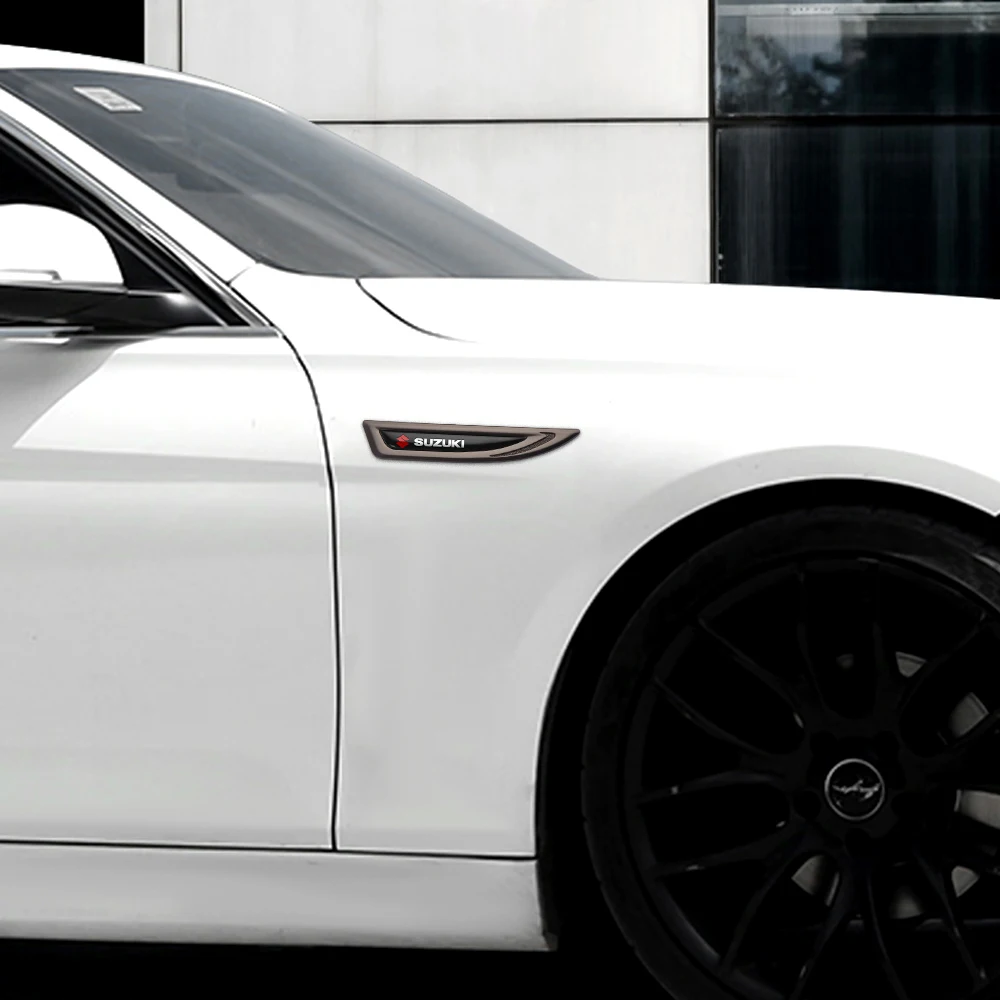 Suzuki 14.7cm x 2.6cm Alloy Side Fender Badges 5 Suzuki 14.7cm x 2.6cm Alloy Side Fender Badges - Image 5