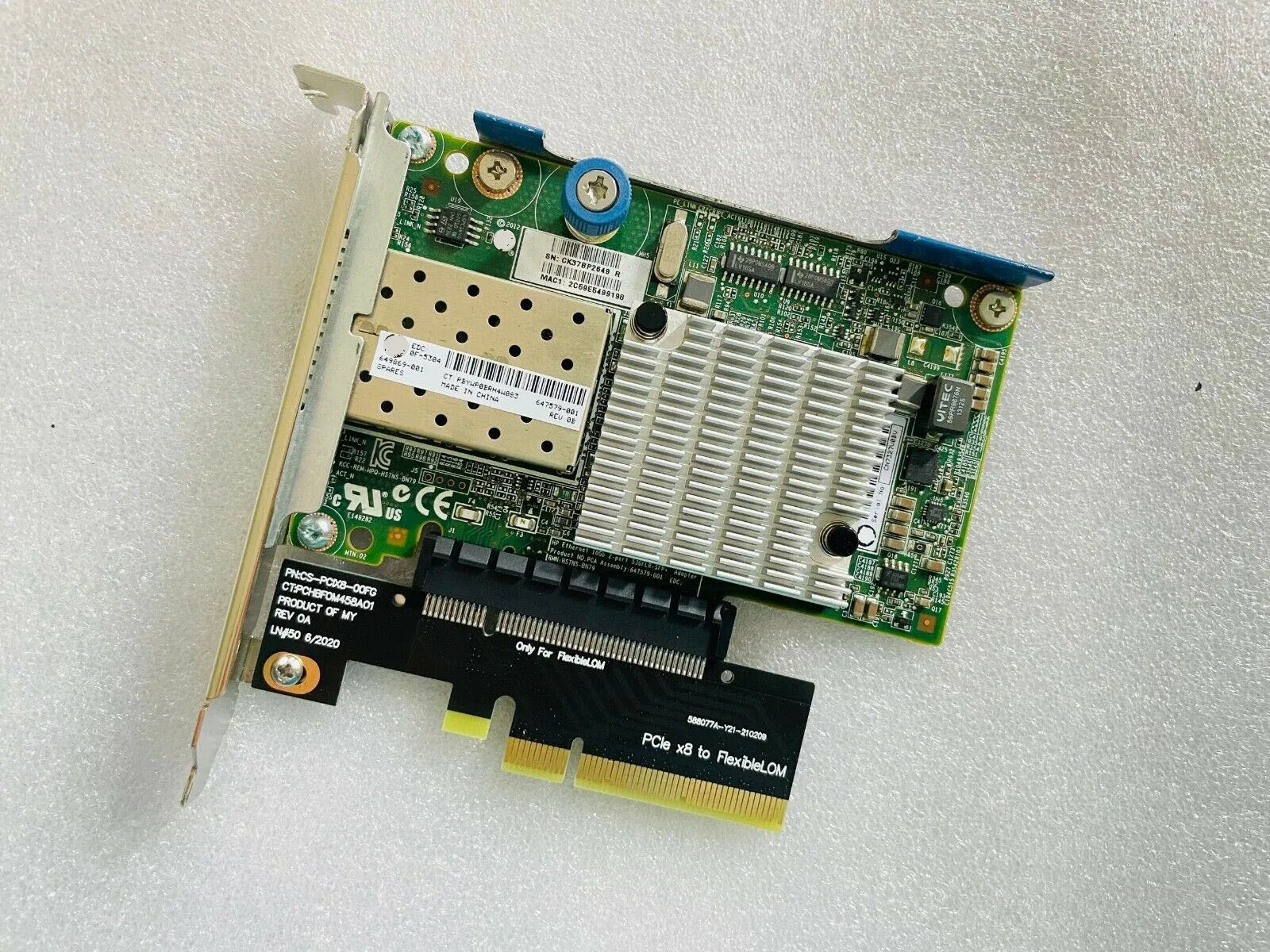 530FLR Dual 10G SFP+ Ethernet Adapter for PCIe 2 530FLR Dual 10G SFP+ Ethernet Adapter for PCIe - Image 2