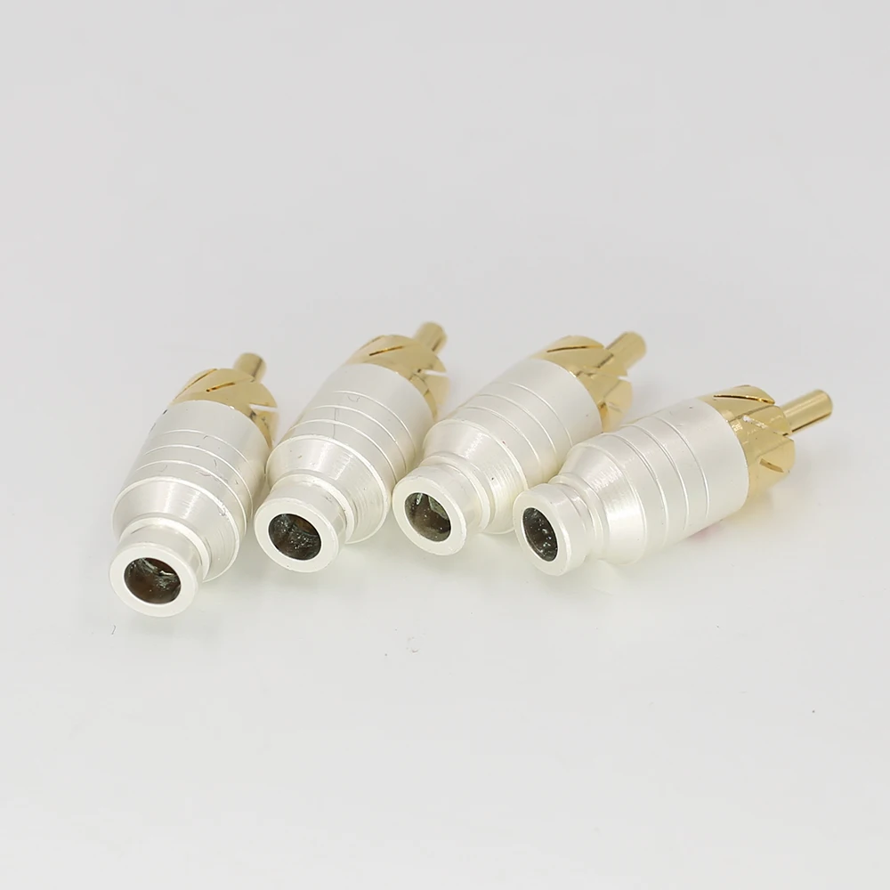 Premium 4-Pack Gold-Plated RCA Female Connectors 5 Premium 4-Pack Gold-Plated RCA Female Connectors - Image 5