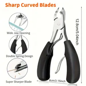 Heavy-Duty Stainless Steel Nail Clipper in Black 9 Sc3f6b2706ebd4adeabcdb187d60b618c4 1