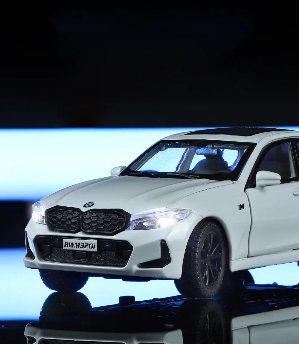 BMW 320i 2023 Diecast Alloy Model in Black 5 BMW 320i 2023 Diecast Alloy Model in Black - Image 5