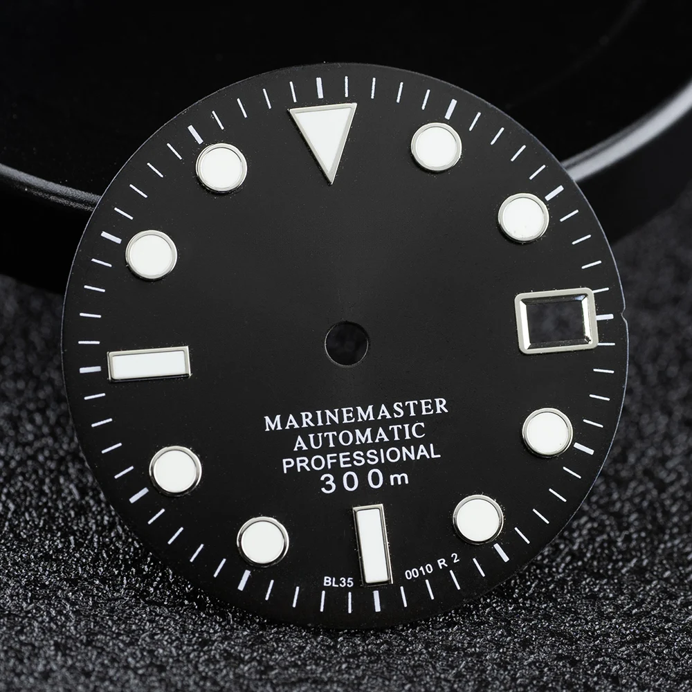 NH35 28.5mm MarineMaster Dial with Luminous Markers 2 NH35 28.5mm MarineMaster Dial with Luminous Markers - Image 2
