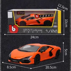 Vibrant Orange 1:24 Scale Diecast Model Car 11 Sc404fe4439a14a61a975c81faf8664eau