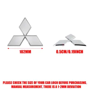 Mitsubishi Emblem Badge for Models Lancer, Outlander 18 Sc40c37edd57a4b21898f64fd8cb3b626I