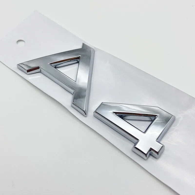 A4 3D Emblem Set with Chrome Finish 6 A4 3D Emblem Set with Chrome Finish - Image 6