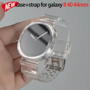 Transparent Silicone Case and Strap for Samsung Galaxy Watch 8