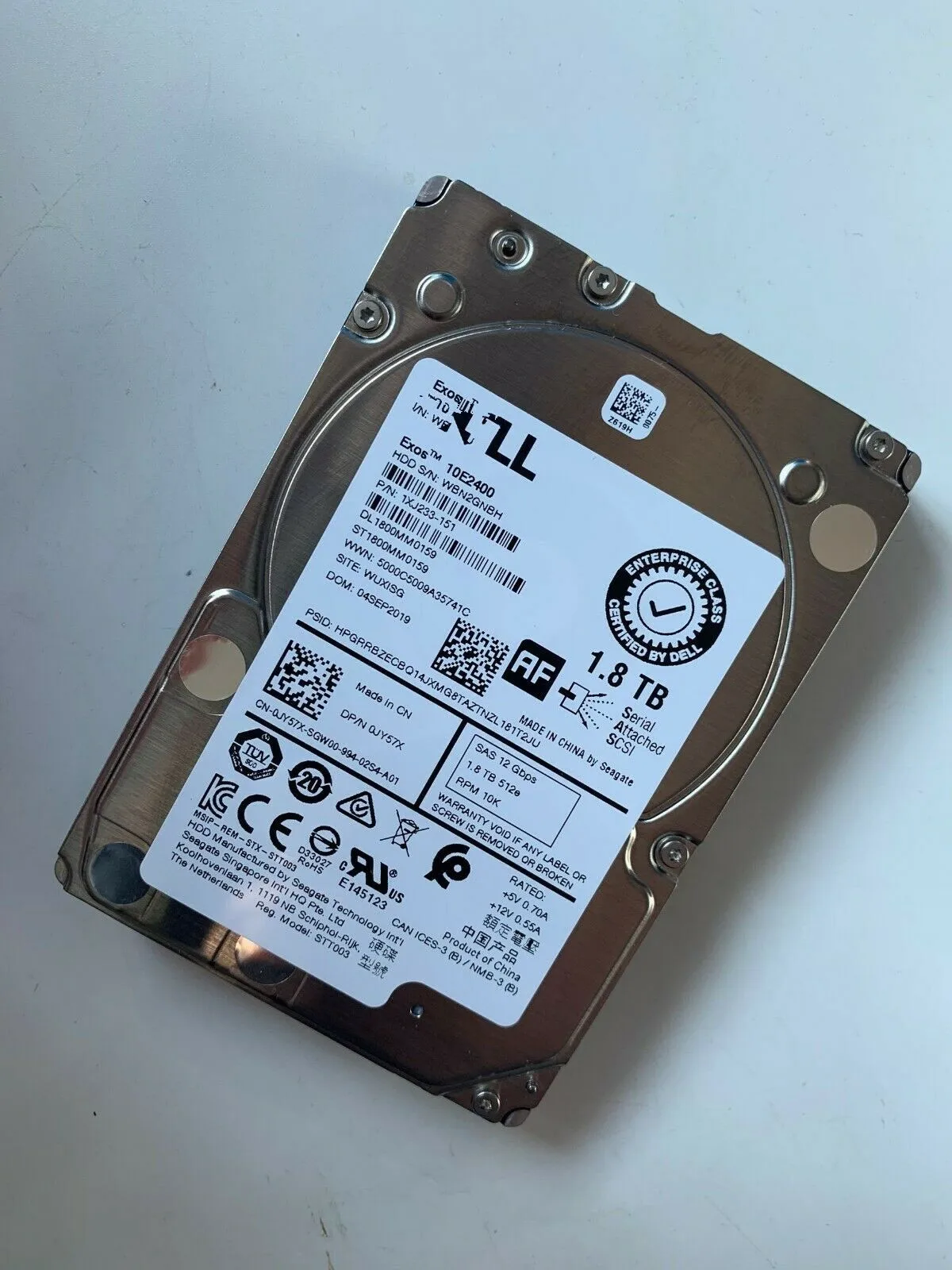 Seagate 1.8TB SAS Hard Drive ST1800MM0159 3 Seagate 1.8TB SAS Hard Drive ST1800MM0159 - Image 3