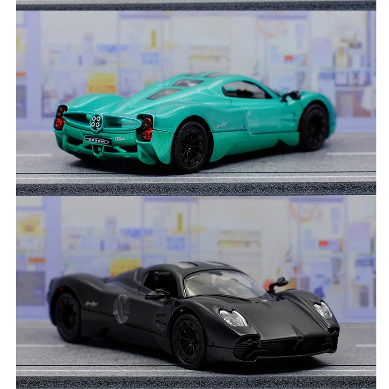 Vibrant Turquoise Pagani Utopia Diecast Model 3 Vibrant Turquoise Pagani Utopia Diecast Model - Image 3