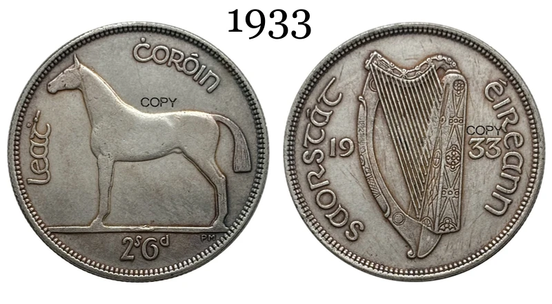 Irish 1928-1937 Commemorative Coin Replica 10 Irish 1928-1937 Commemorative Coin Replica - Image 10