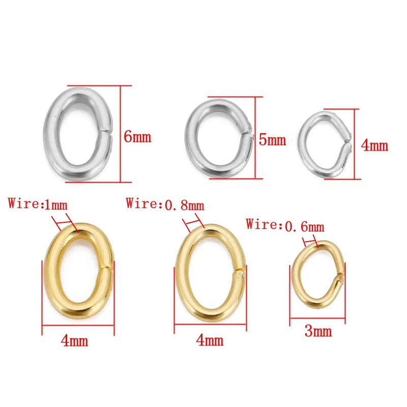 Stainless Steel Jewelry Jump Rings Set 3 Stainless Steel Jewelry Jump Rings Set - Image 3