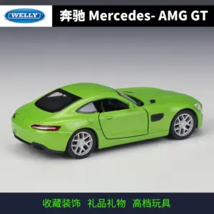 Vibrant Lime Green Mercedes-AMG GT Model Car 10 Sc47c36e87928496d93bb24303063a883K