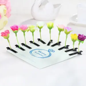 Colorful Botanical Hair Clips for Kids and Women 12 Sc49a8f29c13d4c75887137e36c28084bc