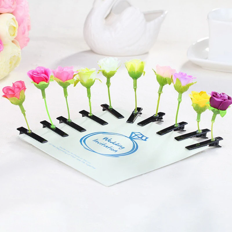 Colorful Botanical Hair Clips for Kids and Women 3 Colorful Botanical Hair Clips for Kids and Women - Image 3