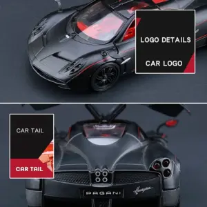 Black Pagani Huayra BC 1:24 Diecast Model 14 Sc4b33adc0eca482a82d806e2d18c3c09s