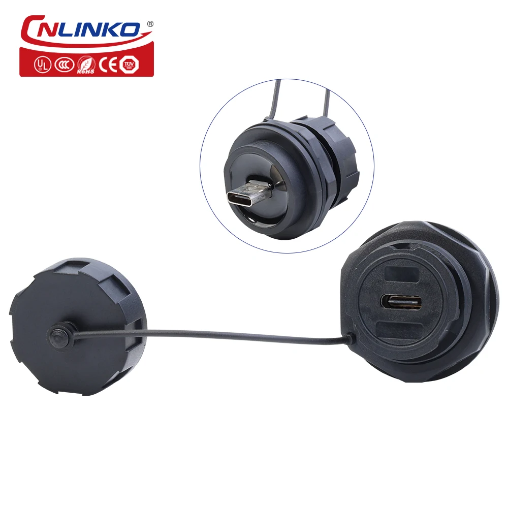 Waterproof USB Panel-Mount Socket with IP67 Rating 8 Waterproof USB Panel-Mount Socket with IP67 Rating - Image 8