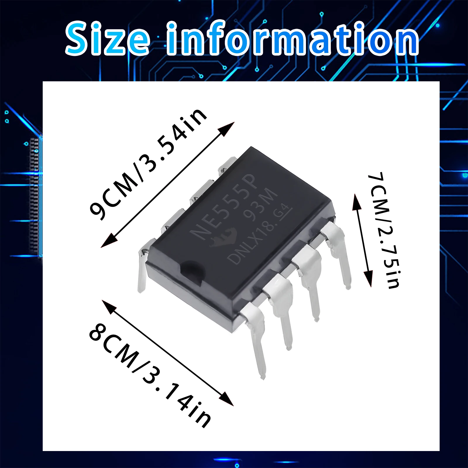NE555 Timer IC DIP-8 for Precise Timing 2 NE555 Timer IC DIP-8 for Precise Timing - Image 2