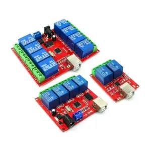 USB Relay Control Switch 2/4/8 Channels 5V/12V