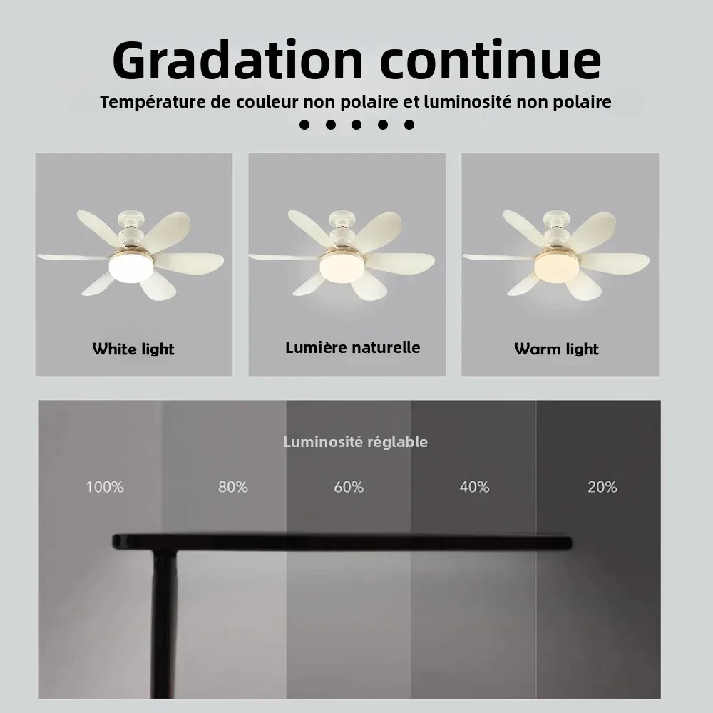 Modern smart ceiling fan with LED lighting 6 Modern smart ceiling fan with LED lighting - Image 6