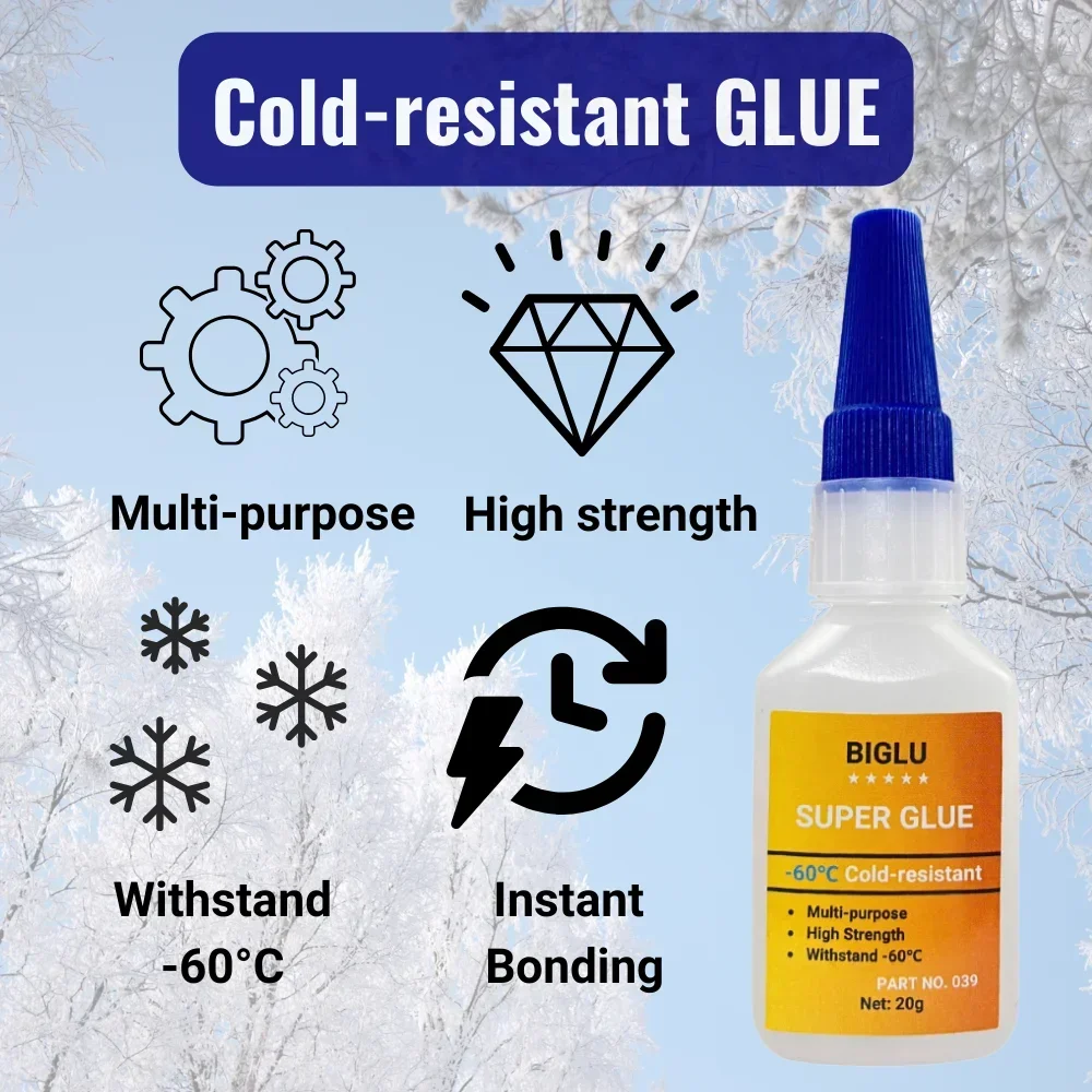 Cold-Resistant Super Glue 17ml for DIY & Repairs 4 Cold-Resistant Super Glue 17ml for DIY & Repairs - Image 4