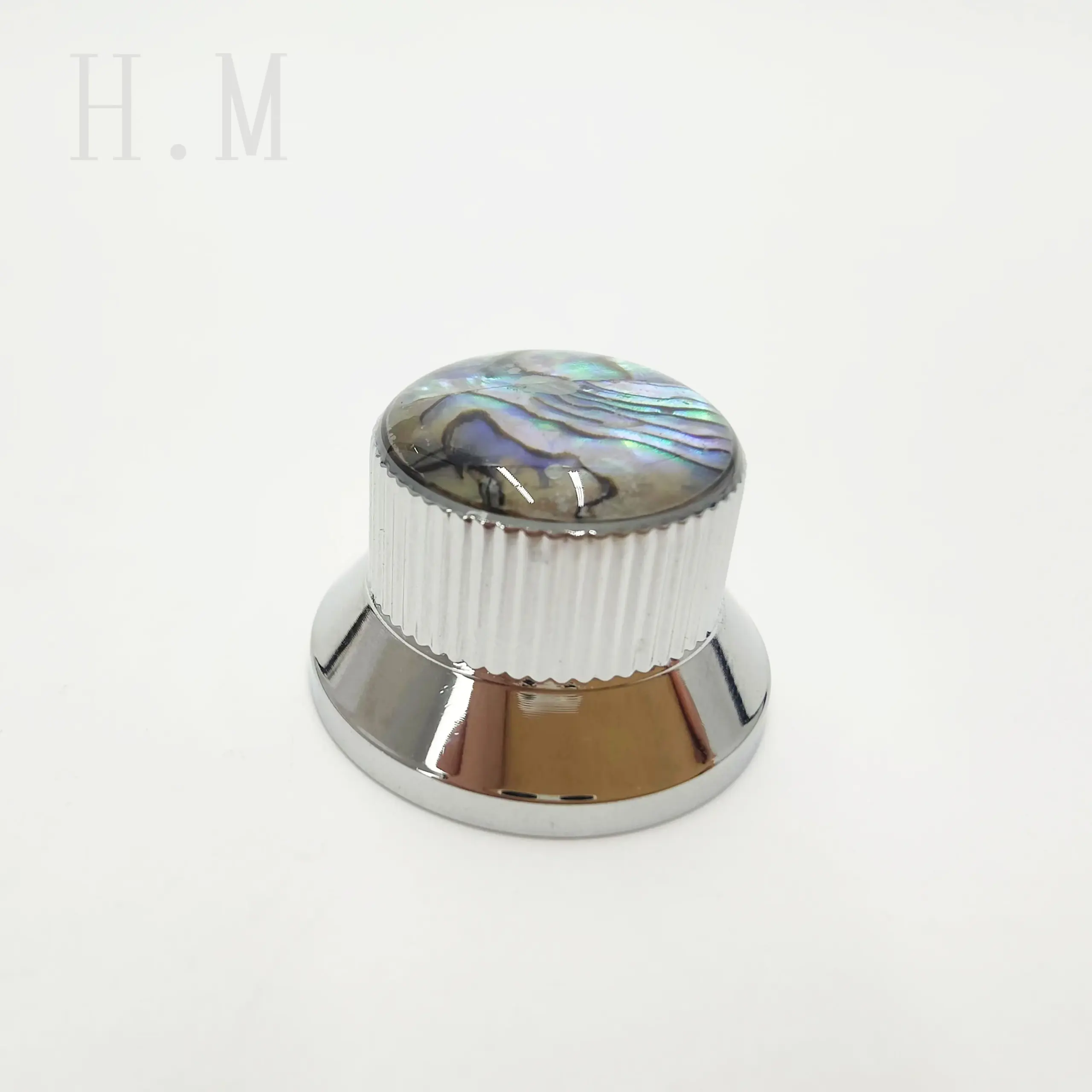 Abalone Shell Flying Saucer Guitar Knob 7 Abalone Shell Flying Saucer Guitar Knob - Image 7