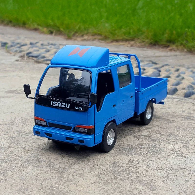 Vibrant Blue ISUZU NHR Dump Truck Model 3 Vibrant Blue ISUZU NHR Dump Truck Model - Image 3