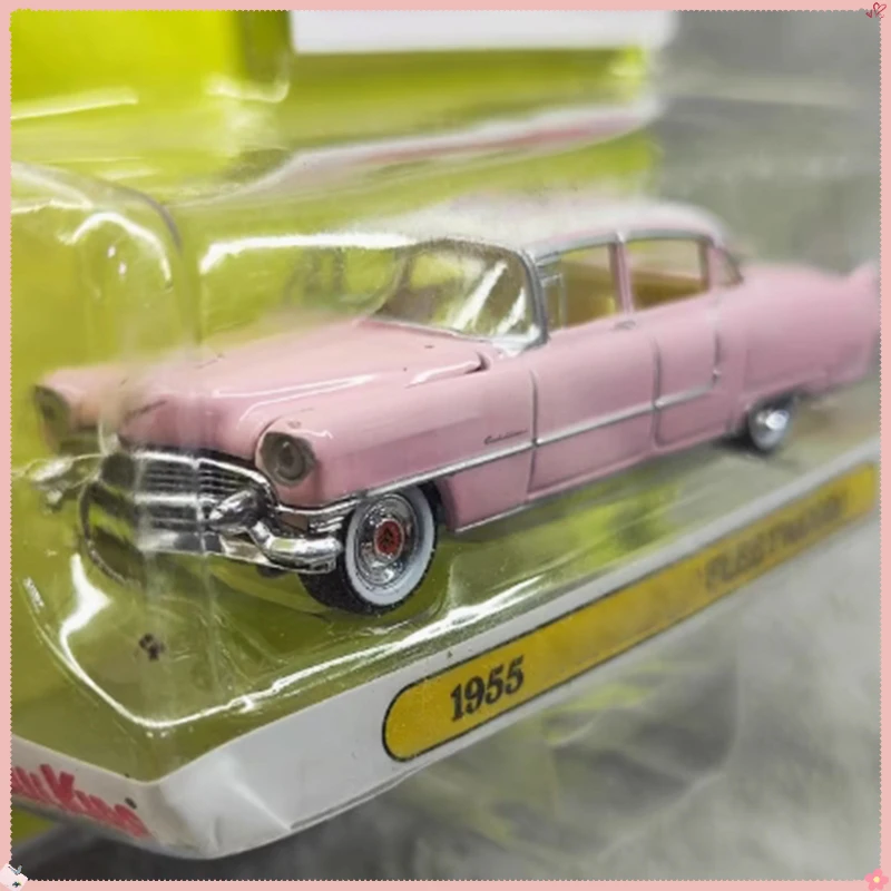Pink 1955 Cadillac Fleetwood Diecast Model 6 Pink 1955 Cadillac Fleetwood Diecast Model - Image 6