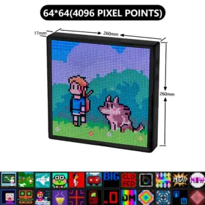 Vibrant 64x64 RGB LED Pixel Art Display 17 Sc53aa484f460412f872ec641c66a54e8Z 2