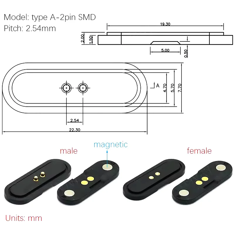 Magnetic Pogo Pin Connector Set, 2-4 Pin, 2.5mm 7 Magnetic Pogo Pin Connector Set, 2-4 Pin, 2.5mm - Image 7