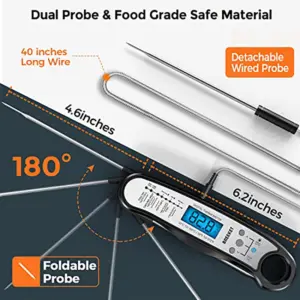 Digital Kitchen Thermometer with Dual Probes 8 Sc55ffaa7c90b456187121ccf92d5606ea