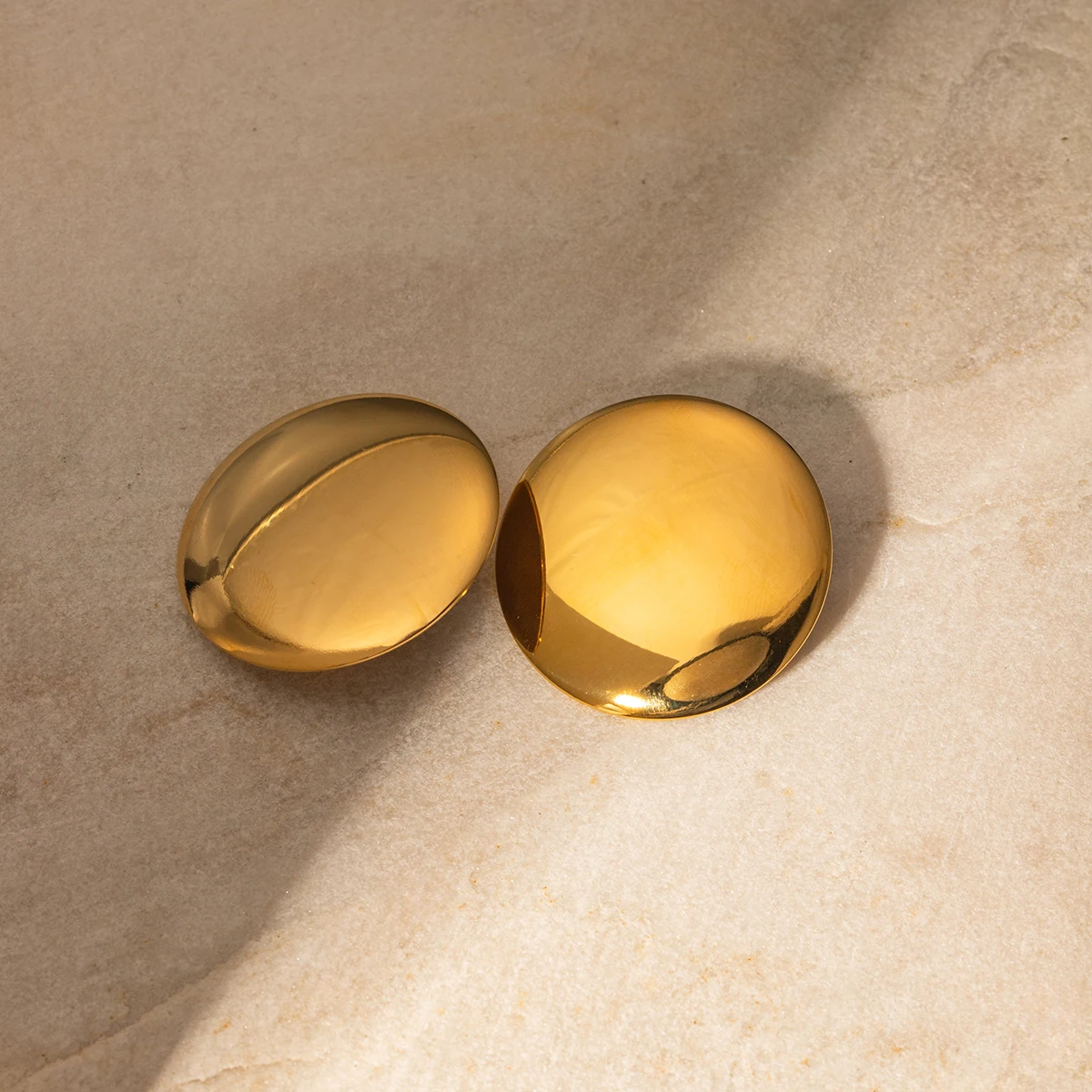 Minimalist Stainless Steel Stud Earrings 5 Minimalist Stainless Steel Stud Earrings - Image 5