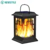 Solar Flickering Flame Lantern for Outdoors