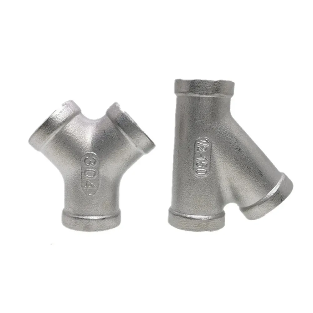 304 Stainless Steel Y-Shaped Plumbing Fitting 6 304 Stainless Steel Y-Shaped Plumbing Fitting - Image 6