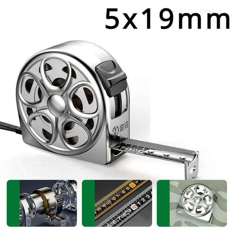Durable 5m Stainless Steel Measuring Tape 8 Durable 5m Stainless Steel Measuring Tape - Image 8