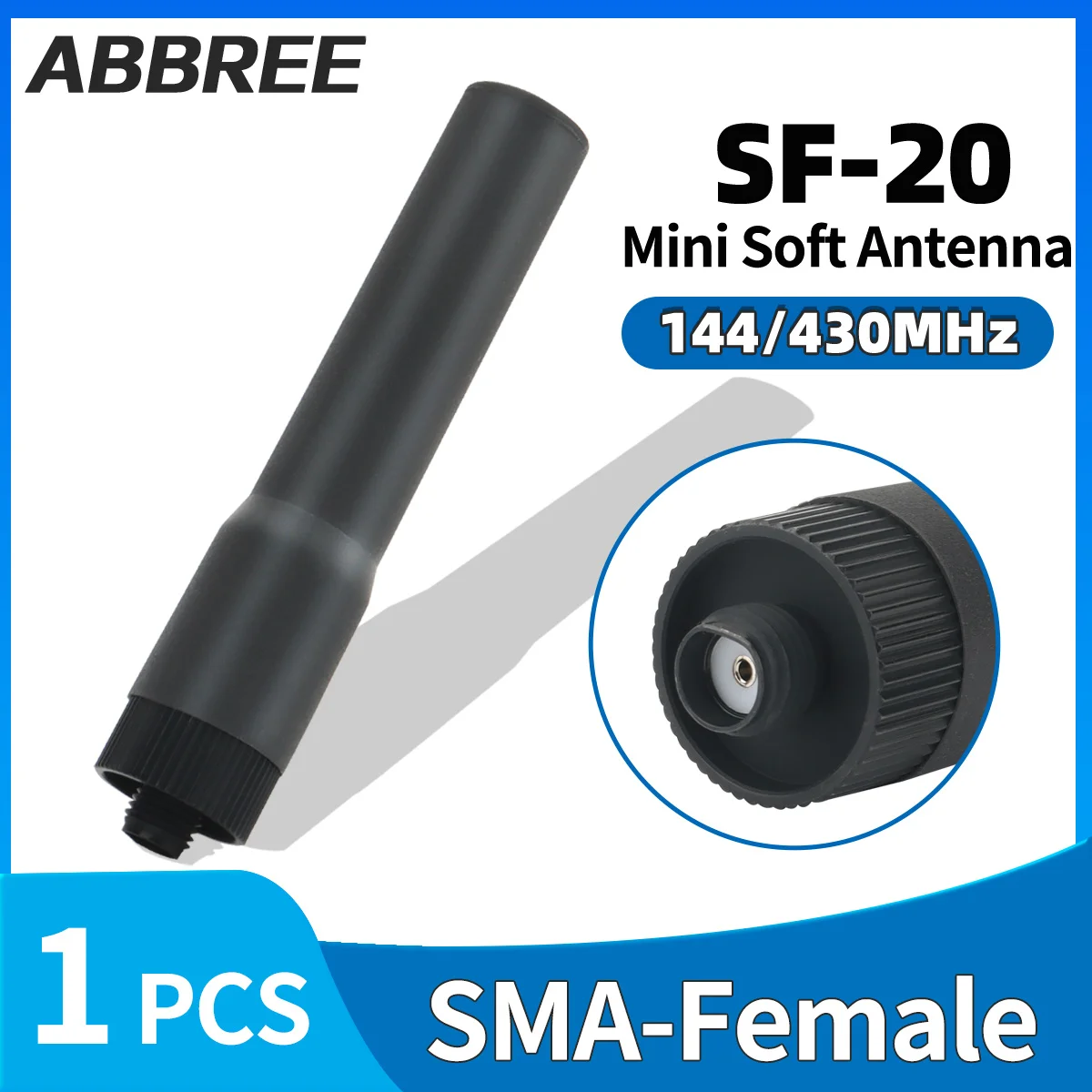 7 cm Bright Green Soft VHF/UHF Antenna for Radios 10 7 cm Bright Green Soft VHF/UHF Antenna for Radios - Image 10