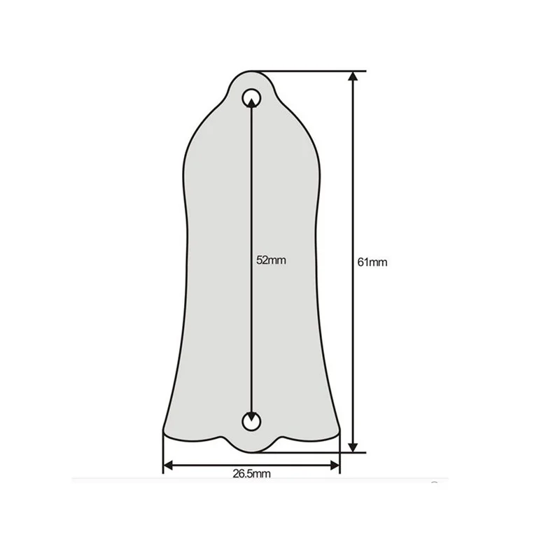 Alloy Truss Rod Cover for Les Paul & More 2 Alloy Truss Rod Cover for Les Paul & More - Image 2