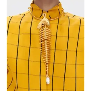 Fish Bone Pendant Necklace in Gold or Silver 9 Sc5c4e903044a4b78b2eed9e549bb116eG