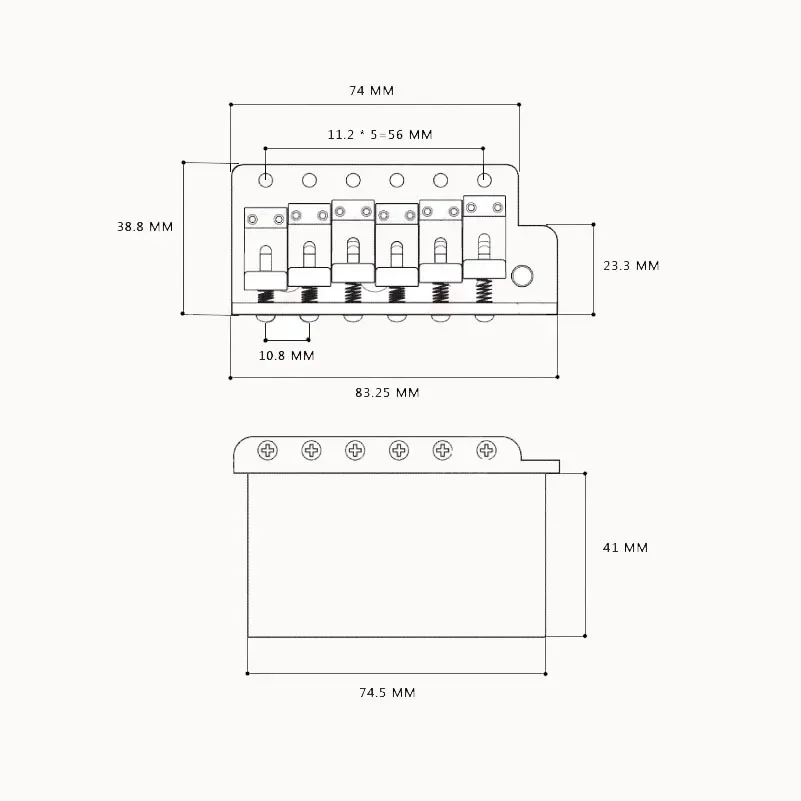 Gold and Chrome Guitar Tuners Set 6 Gold and Chrome Guitar Tuners Set - Image 6
