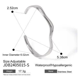 Stainless Steel Gold Bangle for Women 17 Sc5e502ba1aa54920b3445d3e94e5fdbeV 4