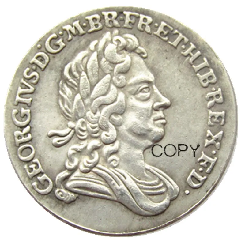 Vintage King George I 1723 Silver Coin Replica 3 Vintage King George I 1723 Silver Coin Replica - Image 3