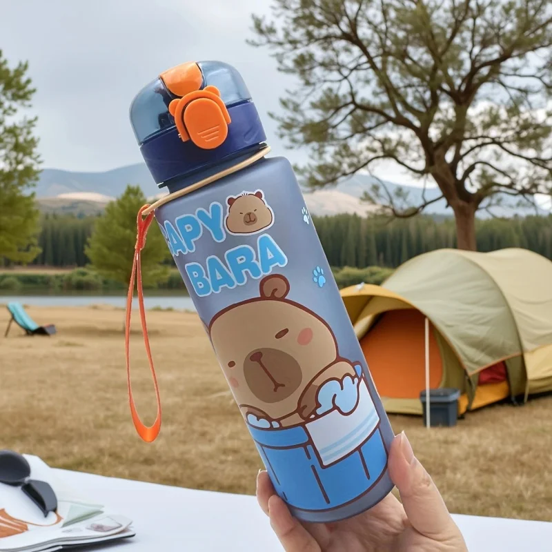 Colorful Cartoon Capybara Water Bottle 750ml 9 Colorful Cartoon Capybara Water Bottle 750ml - Image 9