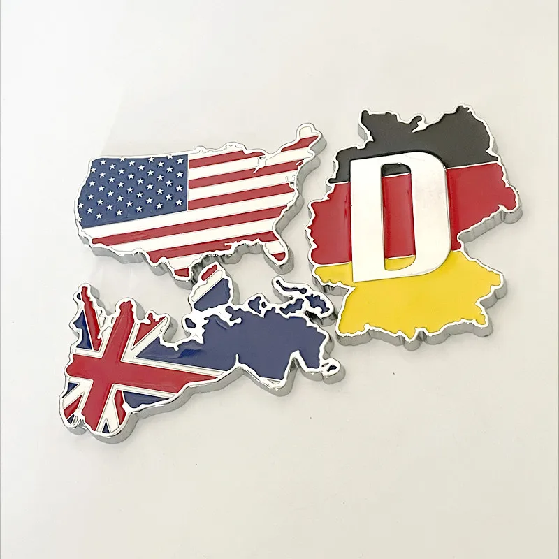 Patriotic 3D Metal Car Emblem Set 4 Patriotic 3D Metal Car Emblem Set - Image 4