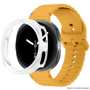 Pink Silicone Strap and Cover Set for Galaxy Watch 8 17 Sc65cdcd8ec964c26a18277435832e9f31