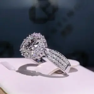 Elegant Sterling Silver Zircon Wedding Ring for Women 10 Sc6606754439142f0a278385294652d67u